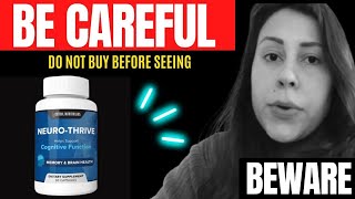 NeuroThrive Consumer Reports  NeuroThrive Scam or Real  NeuroThrive Capsules Reviews 2024 [upl. by Mauri]