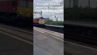 Freight Trains at patchway stationtrainspoting dieselengine [upl. by Norine48]