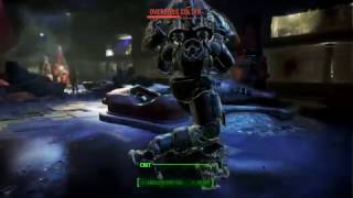 FALLOUT 4 NUKA WORLD BEATING OVERBOSS COLTER ON VERY HARD [upl. by Oicinoid]