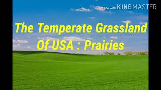 The Temperate Grassland Of USA  Prairies For class 5 CBSE students [upl. by Borrell]