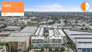 T Lofts unit 134 Loft Video Tour Updated [upl. by Einaej]