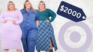 2000 at Target  My Biggest Plus Size Try On Haul Ever [upl. by Izawa253]