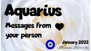 ♒💑AQUARIUS💞🧿EXPECT COMMUNICATION A LOT OF IT AND QUITE FAST 💥🔥⚡📞🤳January 2022Timeless [upl. by Anastatius474]