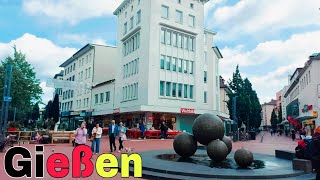 Giessen City Germany 🇩🇪 walking tour 4k video [upl. by Onfroi]