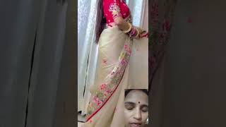 Beautiful new design Jimmy Choo saree music saree shortsfeed fashion sareesonline ytshortscr7 [upl. by Tonl]