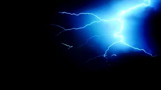 Thunderstorm Intense Lightning Strikes At Night  Background Video Effects HD [upl. by Milinda]