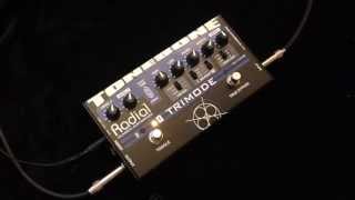 Radial Tonebone Trimode Overdrive Distortion Pedal Demo [upl. by Aholla812]