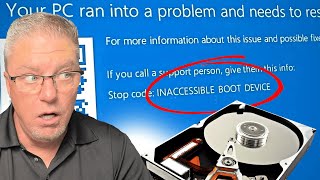 How to FIX quotboot device inaccessiblequot error [upl. by Zetes]