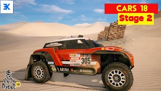 Dakar 18  Continuing the Chase Stage 2 [upl. by Atsahs]