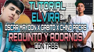 Elvira  Oscar Maydon x Chino Pacas x Gabito Ballesteros  REQUINTO Y ADORNOS  TUTORIAL [upl. by Alaikim677]