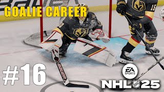 NHL 25  BE A PRO 16  WILD SHOOTING GALLERY  Goalie Gameplay [upl. by Teodoor436]