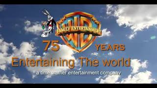 warner bros family entertainment logo 75 years Remake [upl. by Eillat]