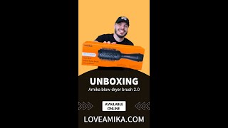 Amika blow dryer brush 20 Unboxing [upl. by Ayatahs]