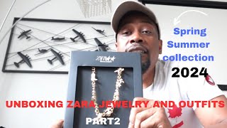 UNBOXING ZARA JEWELRY AND OUTFITS [upl. by Fidole]