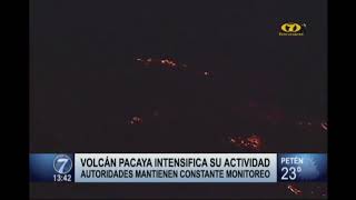 Volcán Pacaya intensifica su actividad [upl. by Berlinda]