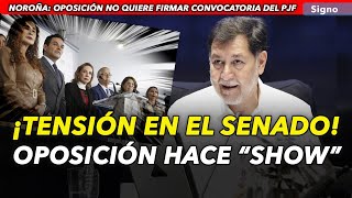 Noroña acusa “sabotaje” en convocatoria de elecciones del Poder Judicial [upl. by Sevy563]