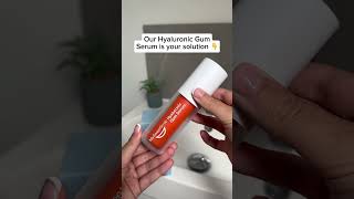 Goodbye to dry and inflamed gums with Hyaluronic Gum Serum to the rescue💧dentaltok oralhygiene [upl. by Aliwt]