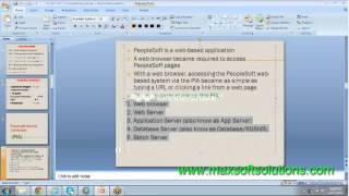 PeopleSoft Internet Architecture Online Training  It Online Training classes [upl. by Onairotciv]