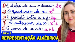 REPRESENTAÃ‡ÃƒO ALGÃ‰BRICA DE UMA SENTENÃ‡A MATEMÃTICA NÃƒO APRENDEU NA ESCOLA EU TE ENSINO ðŸ“šðŸš€ [upl. by Balling330]