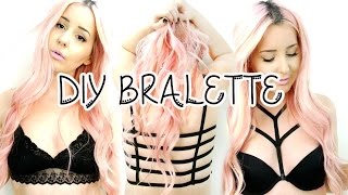 DIY 3 EASY Bralettes  by tashaleelyn [upl. by Anelrihs]