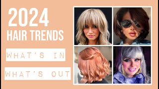 2024 HAIR TRENDS  Whats In Whats Out [upl. by Ojeitak]