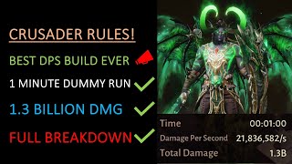 THE CRAZIEST BUILD YOU WILL EVER SEE Solo crusader dealing 13 billion dmg in 1 min Full guide [upl. by Oicanata]