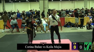 Corina Balan vs Keila Mejia [upl. by Niuqram]