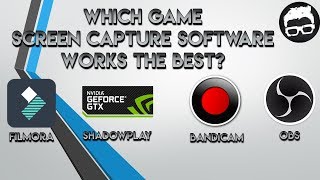 Screen Capture Software Review and Test Filmora vs Shadowplay vs Bandicam vs OBS Older PC [upl. by Ydderf]