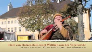 Walther von der Vogelweide quotIch saz uf eime Steinequot [upl. by Terrag]