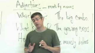 3 English Grammar What Adjectives Are English Grammar Lesson [upl. by Bohrer]