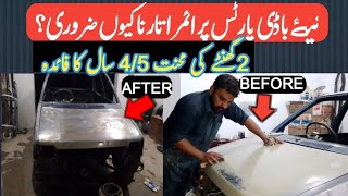 car new panel paint  how to remove primer paint car new penal [upl. by Blisse]