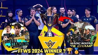 FFWS 2024 Global Finals Winner Prize Distributionand More  Free Fire World Winner Team 🏆 brazil [upl. by Sugden]