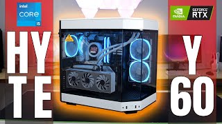 THIS CASE IS CLEAN AF  Hyte Y60 build  i5 12400F  RTX 3060  showcase and benchmarks [upl. by Nalro]