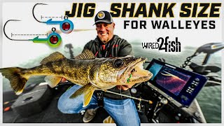 Jig and Minnow Walleyes  Best Jig Hook Shank Size [upl. by Enal906]