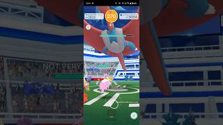 Mega Salamence Raid but no Shiny pokemonpokemongogamingshortsfeedshortsmegaraid [upl. by Selig]