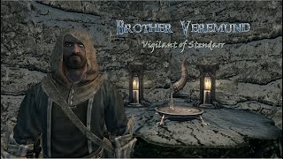 Brother Veremund Vigilant of Stendarr  Skyrim Build Guide [upl. by Anelahs]