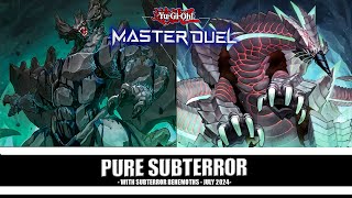 PLAYING PURE SUBTERROR IS VERY FUN  Subterror Behemoth  YuGiOh Master Duel Ranked [upl. by Troxell]