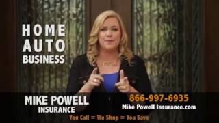 Mike Powell insurance B 15 sec TV commercial KRIV KHOU DISH Etv FOXCH11 [upl. by Herv]