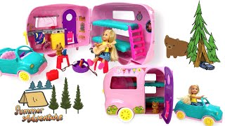 14 Minutes Satisfying with Unboxing Cute Chelsea Barbie Camper Playset ASMR Toys [upl. by Geoffry]