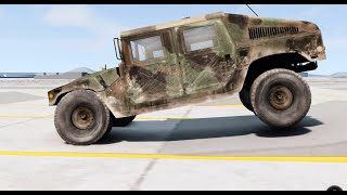 BeamNG Drive  Humvee Suspension Testing [upl. by Feil171]