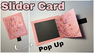 Slider POP UP Card  DIY Interactive Cards  ScrapbookExplosion Box [upl. by Werra853]