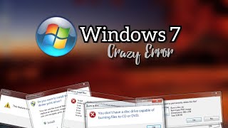 Windows 7 Crazy Error [upl. by Tichonn]