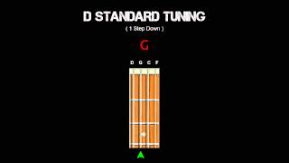 Bass Tuning  D Standard [upl. by Cliffes]