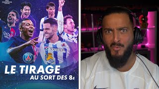 JAI HATE REACTION TIRAGE LIGUE DES CHAMPIONS LE PSG FACE A LA SOCIEDAD [upl. by Gardy]