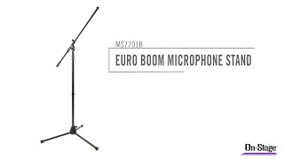 Euro Boom Microphone Stand  MS7701B [upl. by Larina]