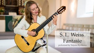 Fantasie Fantasy by S L Weiss  performed by Tatyana Ryzhkova [upl. by Jonell]