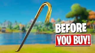 GOLD CROW FORTNITE PICKAXE REVIEW [upl. by Hagar]