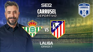 ⚽️ REAL BETIS 1  0 ATLÉTICO DE MADRID LaLiga 2425  Jornada 11 [upl. by Edveh]