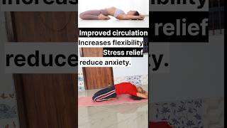 Supta Vajrasana ✅🕉️flexibility suptavajrasana benefits weightloss youtubeshorts viralshorts [upl. by Fechter804]