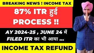 87 ITR PROCESSED  June 24 ITR processed with Interest on Income Tax Refund I [upl. by Claudie]